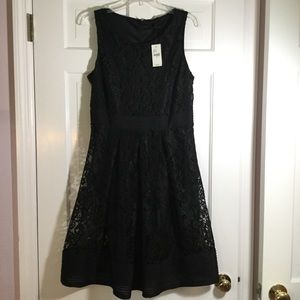 NWT Lane Bryant Black Lace Cocktail Dress
